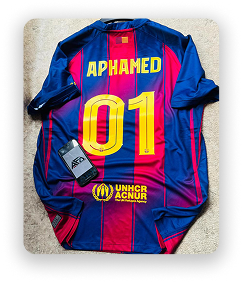 Jersey name customization